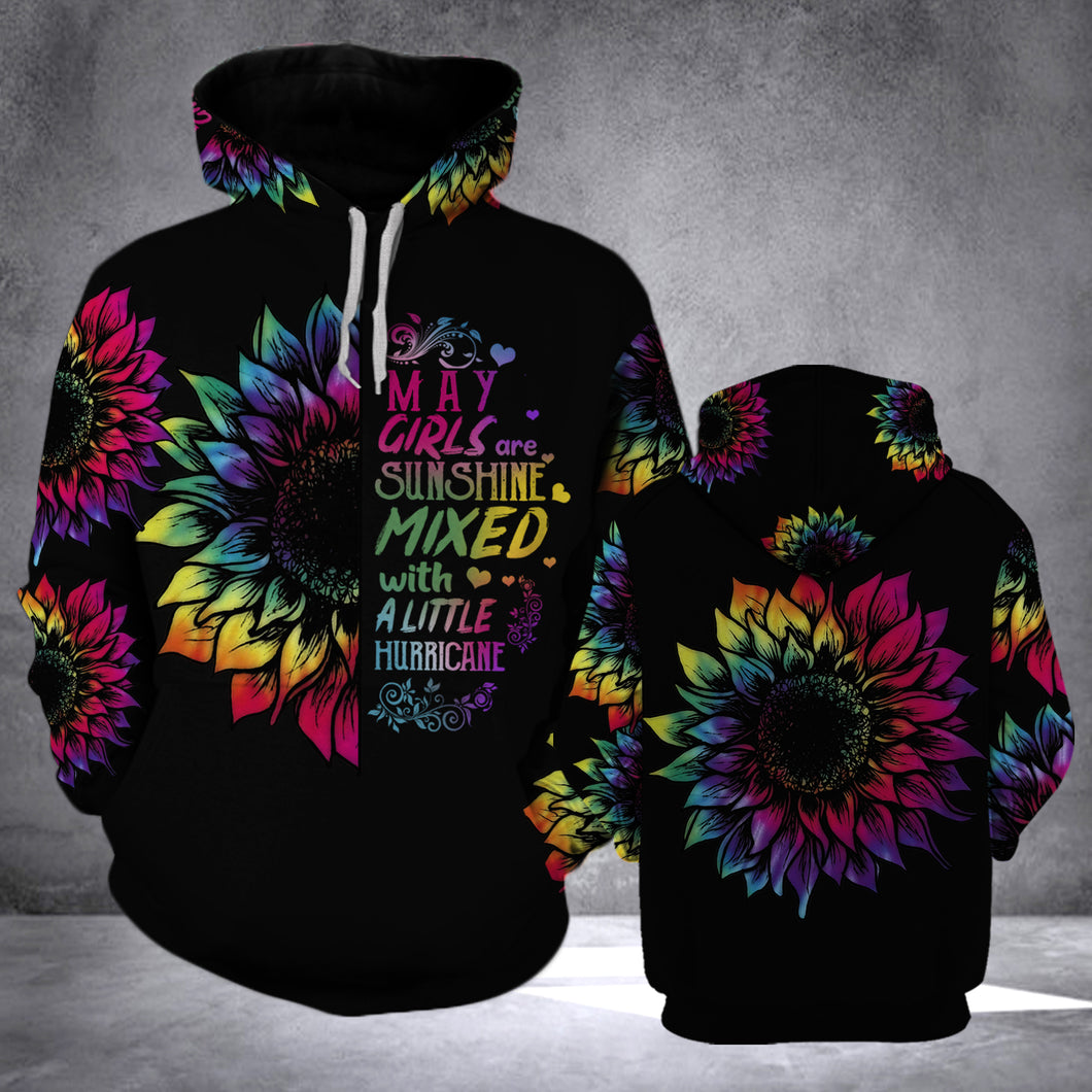 May Girl 3D printed hoodie SSEJDS