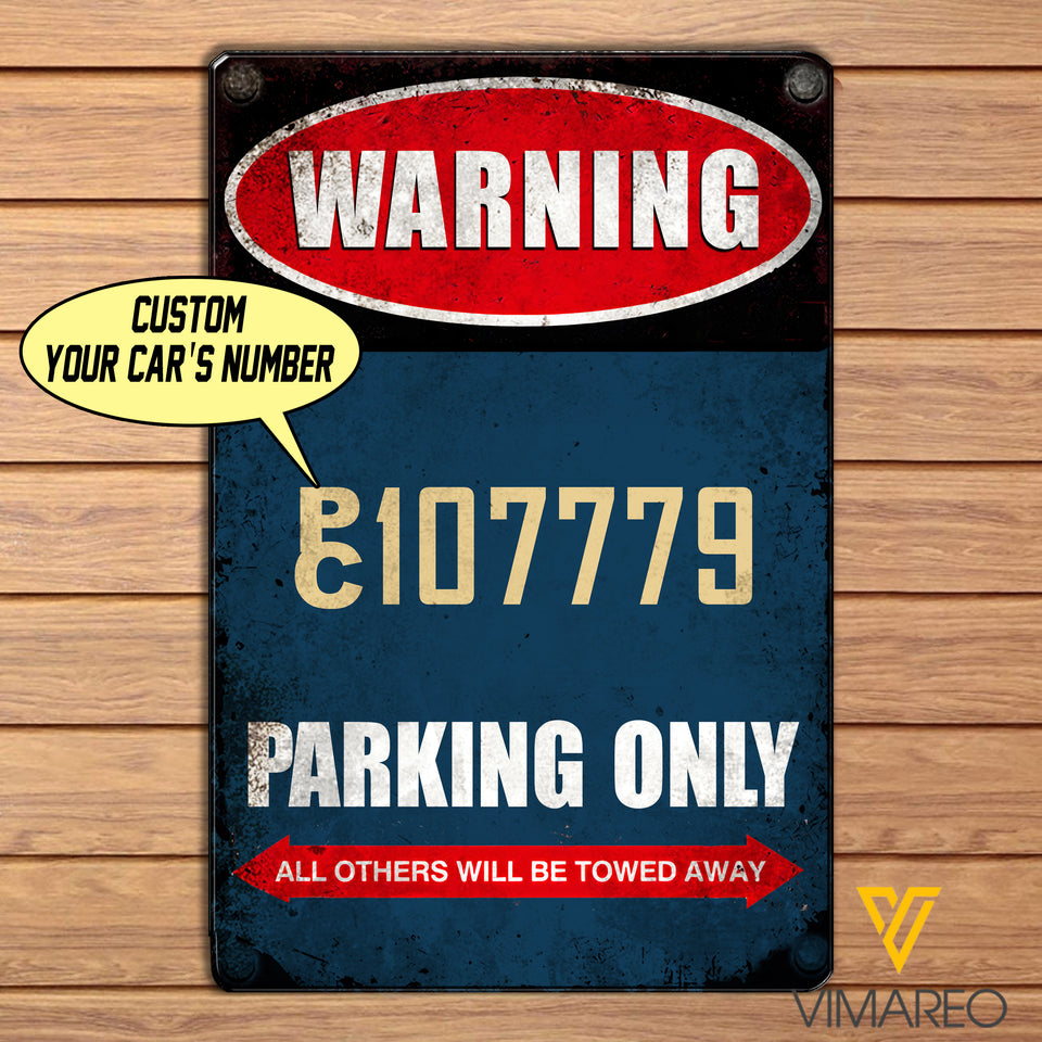 PERSONALIZED CAR NUMBER IN Delaware Metal Sign MAY-MA12