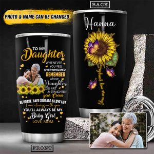 Personalized Image Mom & Daughter Tumbler 20Oz Printed PNHY3012