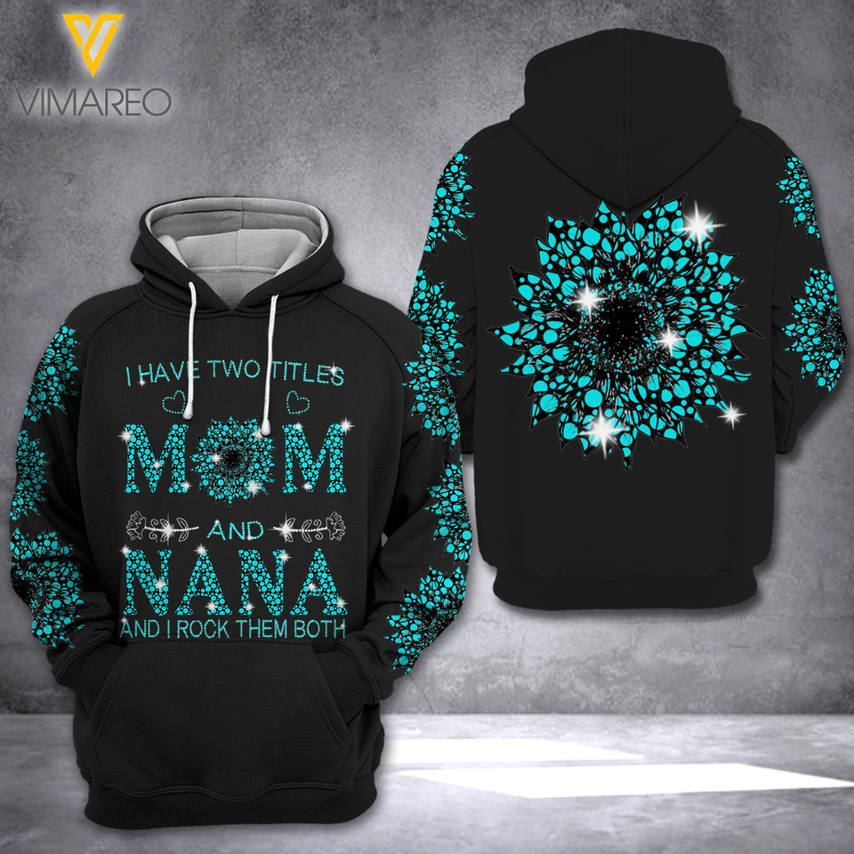 Nana 3D printed hoodie XSHWY