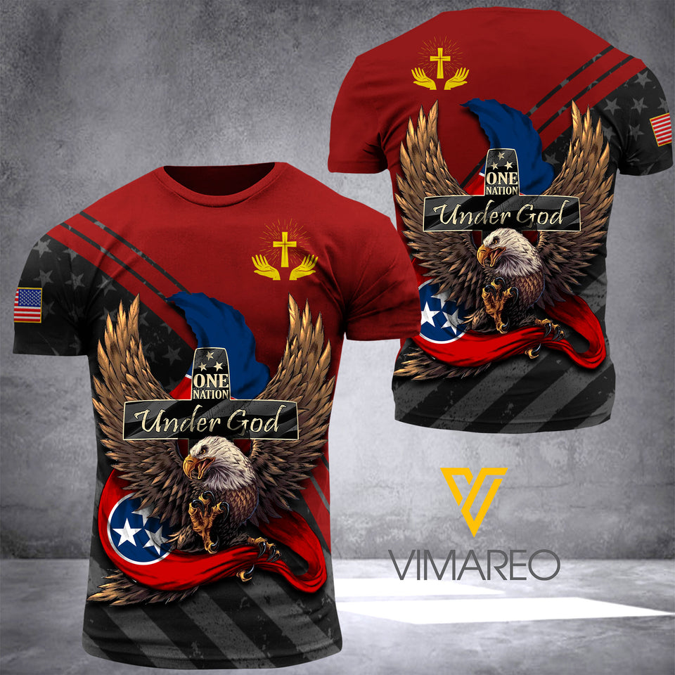 VMVH Tennessee ONE NATION UNDER GOD 3D ALL PRINT 1003 HVQ