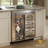 Pit Bull Dog Kitchen Dishwasher Cover