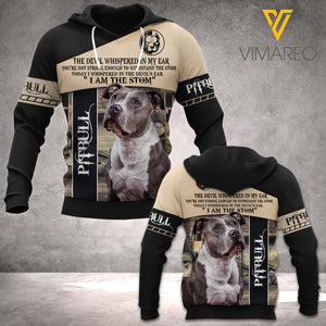 MH PITBULL DOG HOODIE 3D PRINTED FEB-NV18
