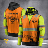 PERSONALIZED PLUMBER CUSTOMIZE MASK HOODIE 3D PRINTED LC
