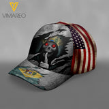 Delaware Peaked cap 3D TL093 SKULL