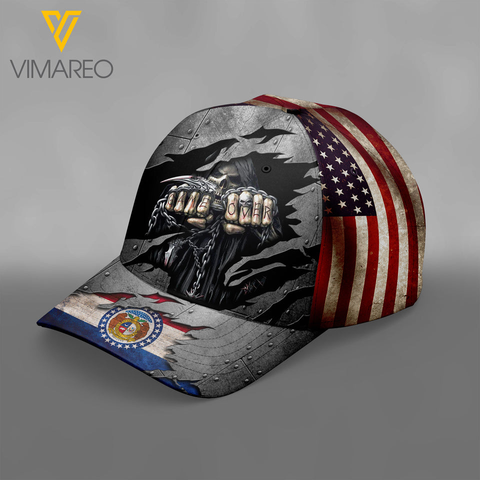 Missouri Peaked cap 3D TMT SKELETON