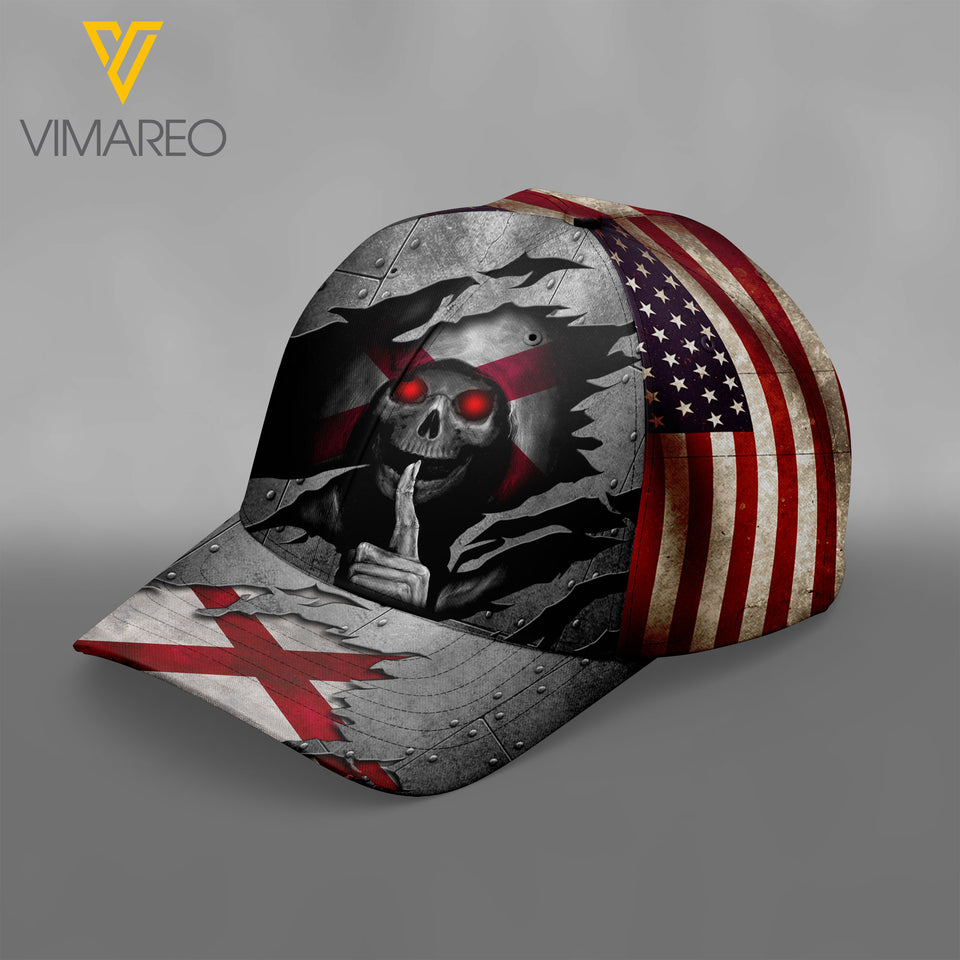 alabama Peaked cap 3D TL093 SKULL