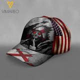 alabama Peaked cap 3D TL093 SKULL