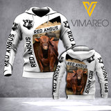 red angus HOODIE 3D TPM VQ