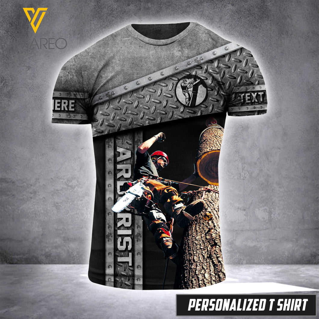arborist CUSTOMIZE T SHIRT 3D PRINTED TMT 125