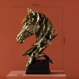 Sculpture Horse Head Abstract Ornaments Decoration For Home
