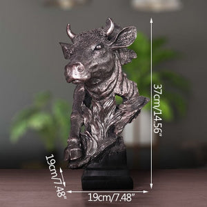 Cow Home Decoration  Figurines Resin Crafts Decoration Artware