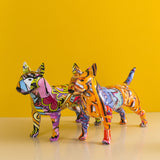 Bull terrier Small English Resin Dog Crafts Home Decoration