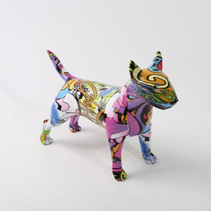 Bull terrier Small English Resin Dog Crafts Home Decoration