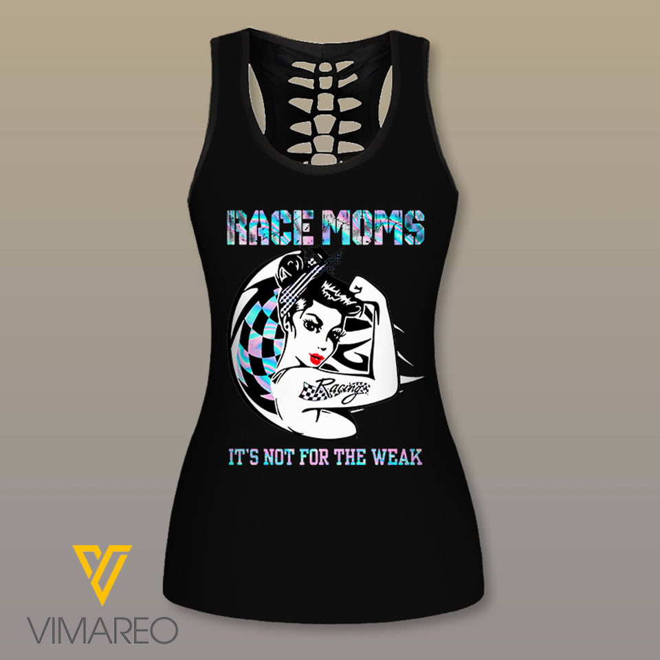 Racing Girl Criss-Cross Open Back Camisole Tank Top Legging MRGCL4