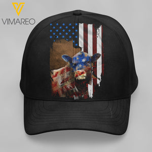 VH Red Angus Peaked cap 3D 2402 HVQ