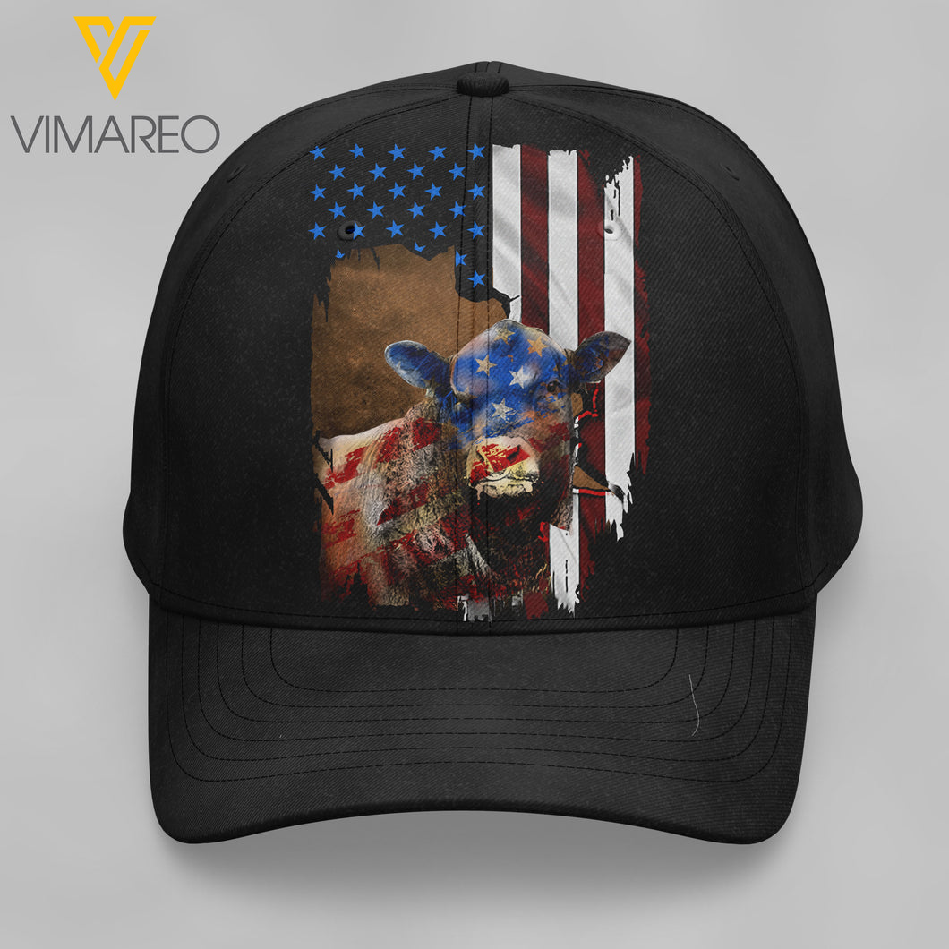 VH Red Angus Peaked cap 3D 2402 HVQ