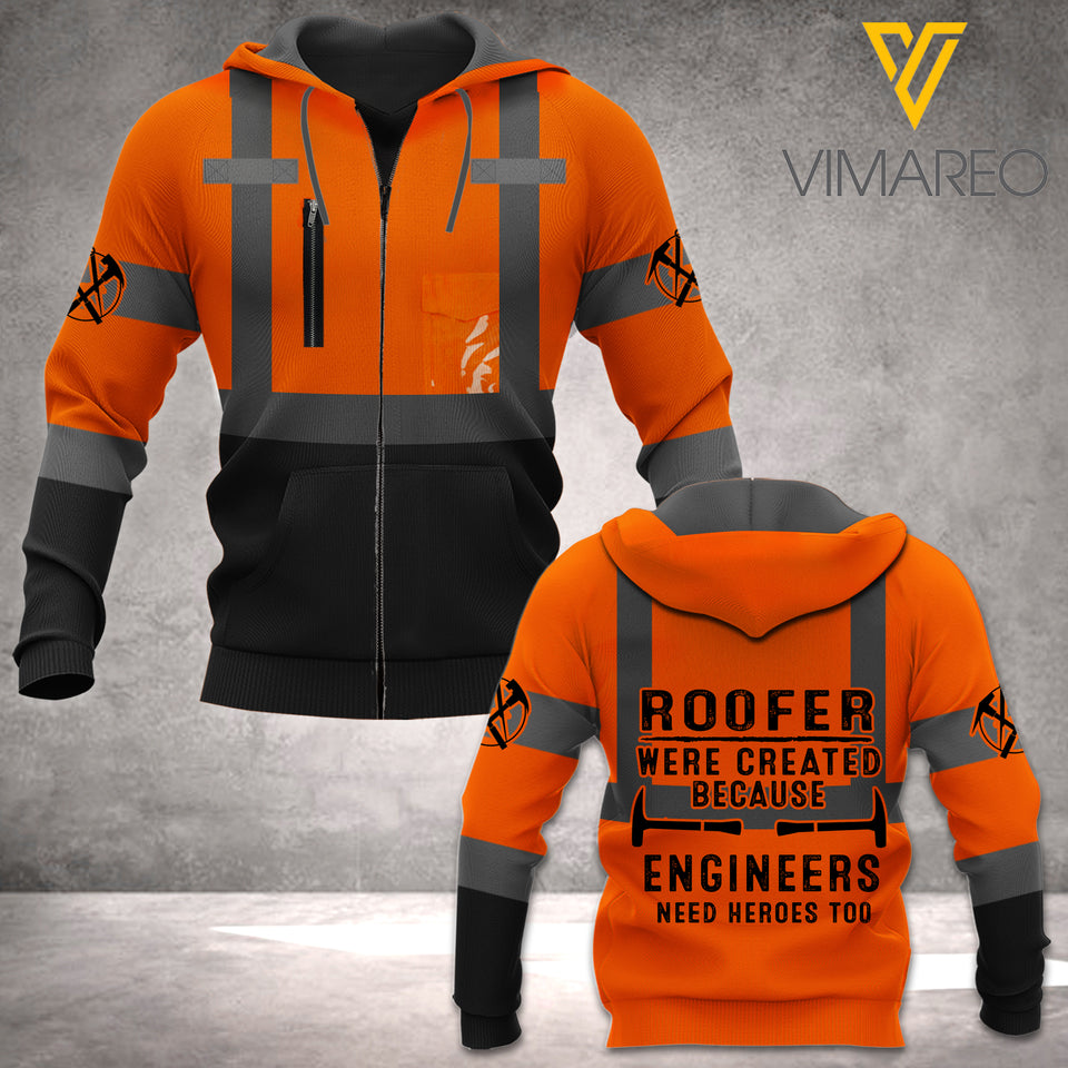ROOFER HOODIE 3D PRINTED LC