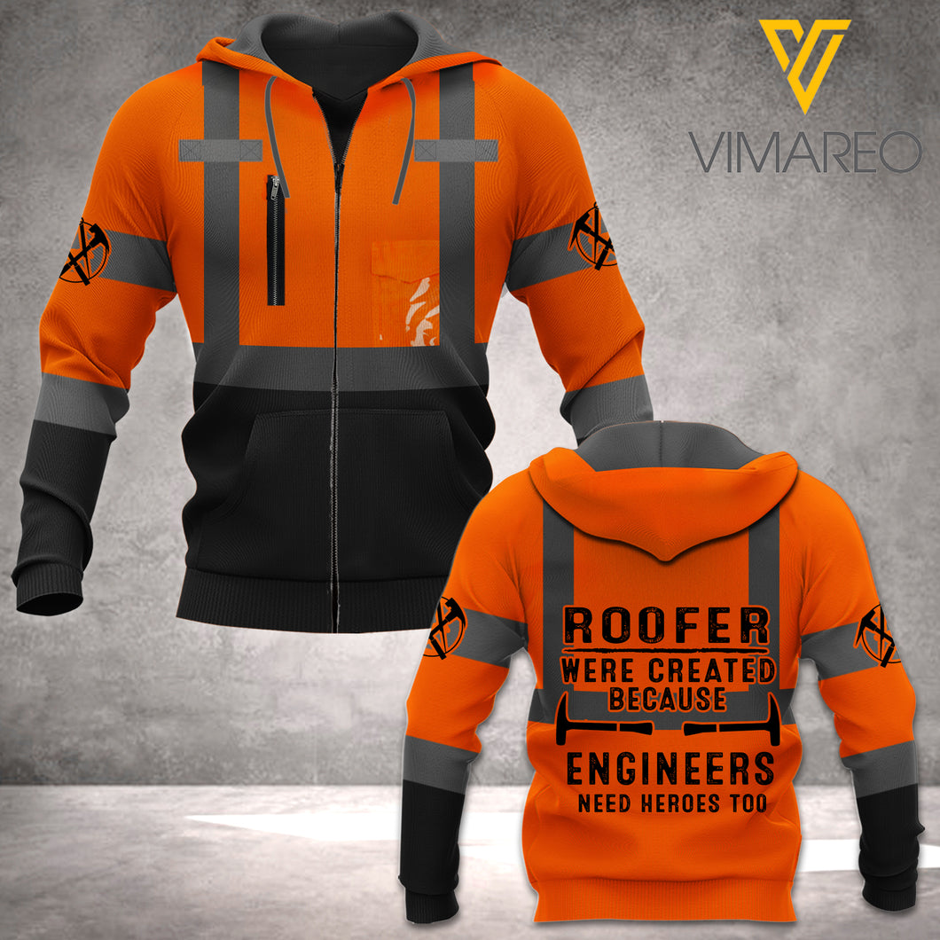 ROOFER HOODIE 3D PRINTED LC