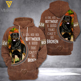 ROTTWEILER DOG HOODIE 3D LC