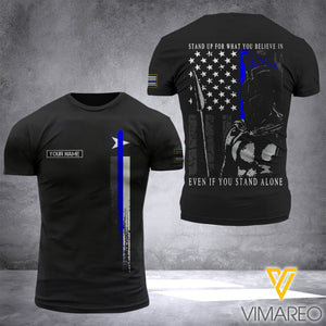 Personalized Texas Stand for what you believe in Tshirt