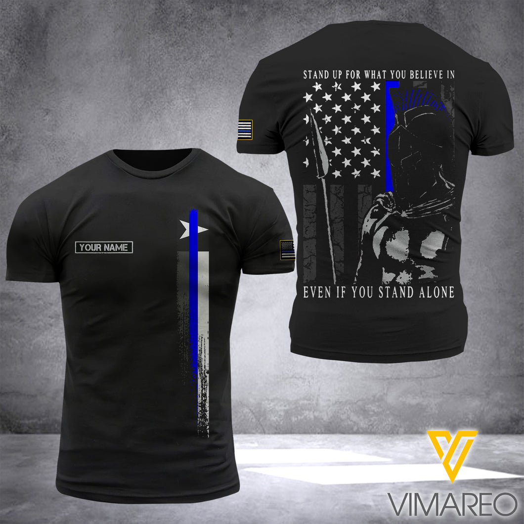 Personalized Texas Stand for what you believe in Tshirt