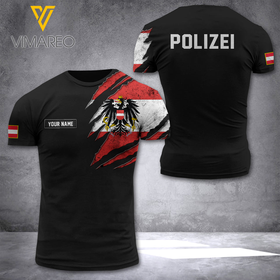 Personalized Austrian Police Tshirt Sweatpants NBVE