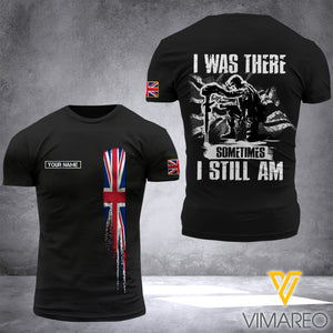 Personalized British Veteran Tshirt NGVEH