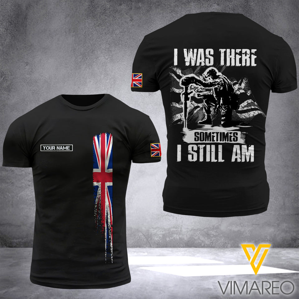 Personalized British Veteran Tshirt NGVEH